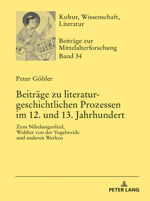 cover image of Beiträge zu literaturgeschichtlichen Prozessen im 12. und 13. Jahrhundert
